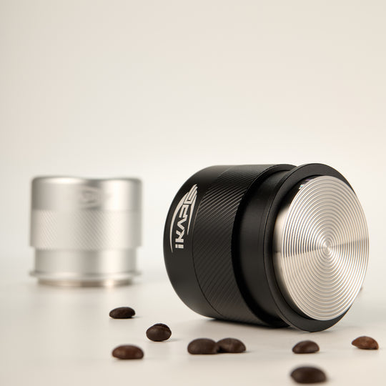 IKAPE V4 Espresso Calibrated Tamper, Coffee Plam Tamper with Spring Loaded