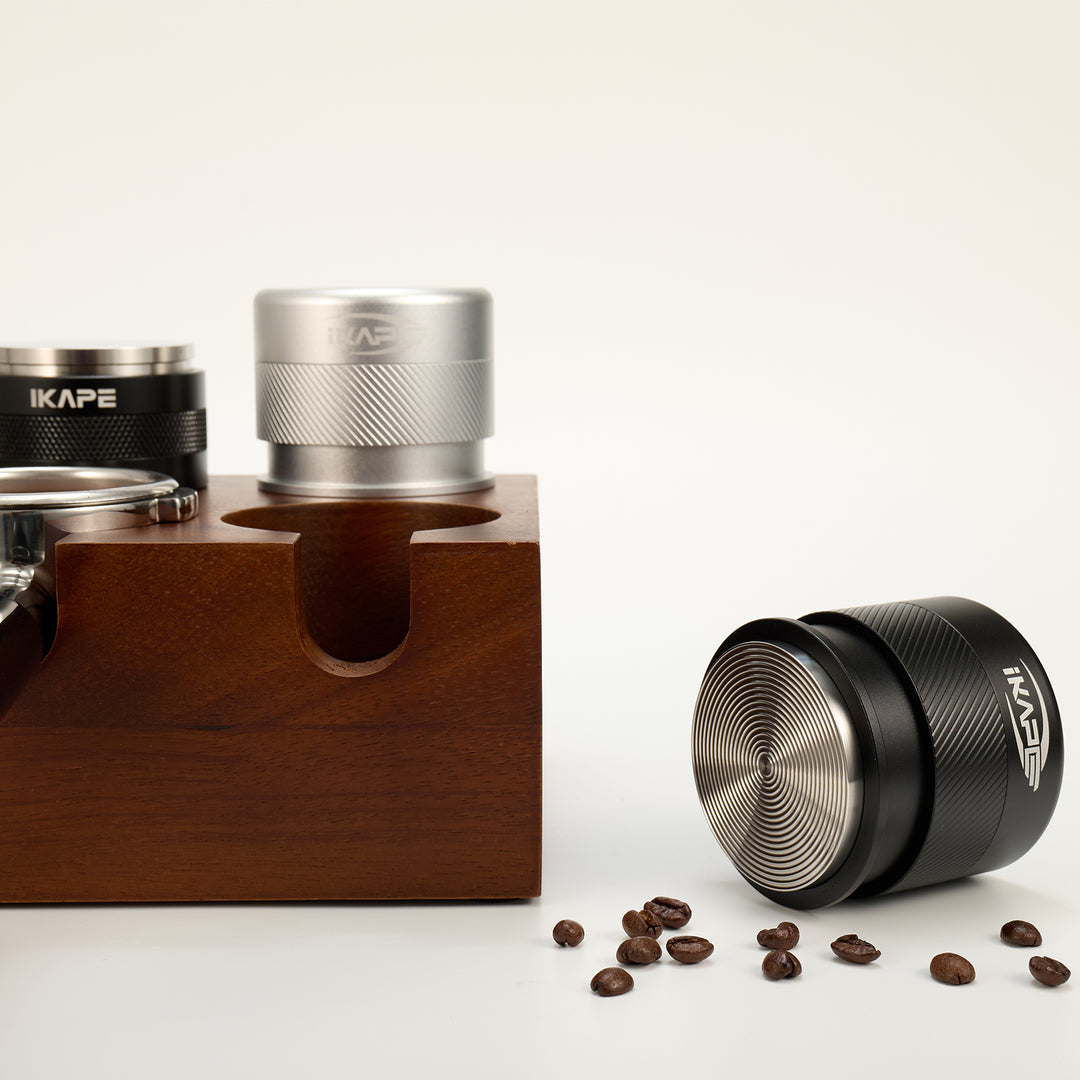IKAPE V4 Espresso Calibrated Tamper, Coffee Plam Tamper with Spring Loaded