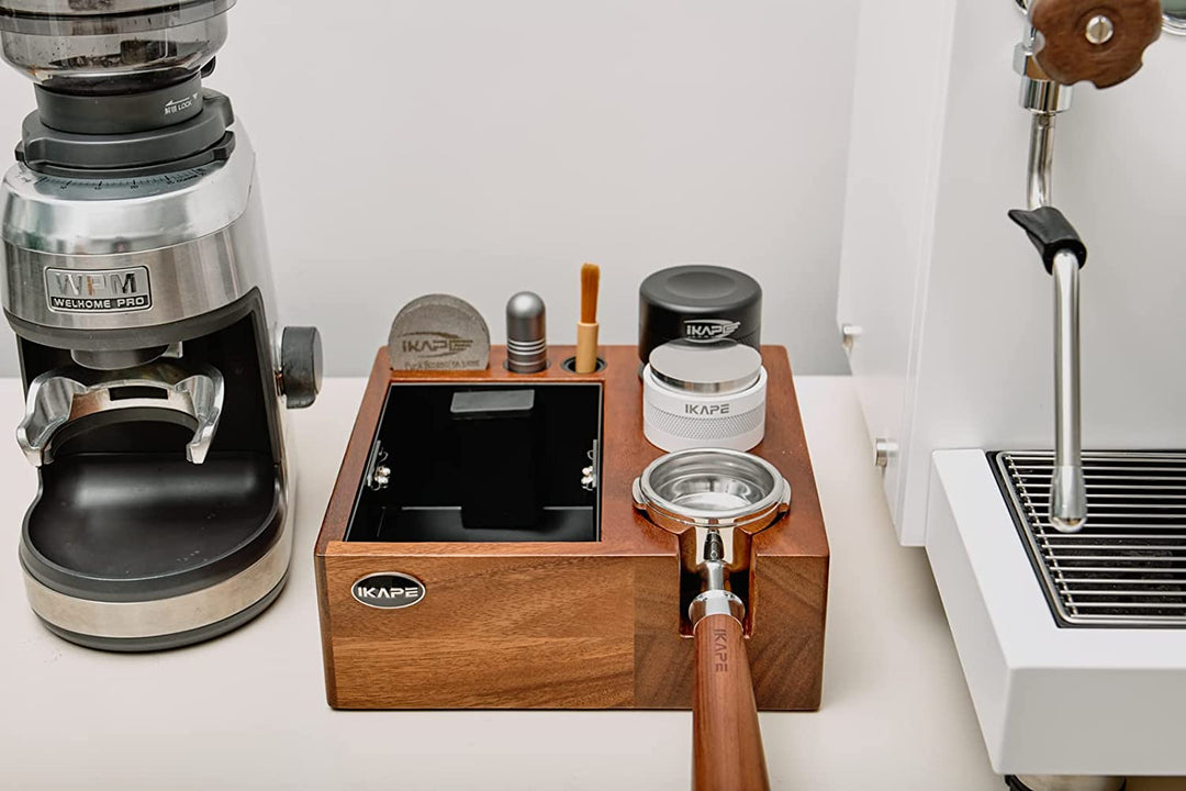 IKAPE V3 Espresso Knock Box, Espresso Coffee Organizer Box