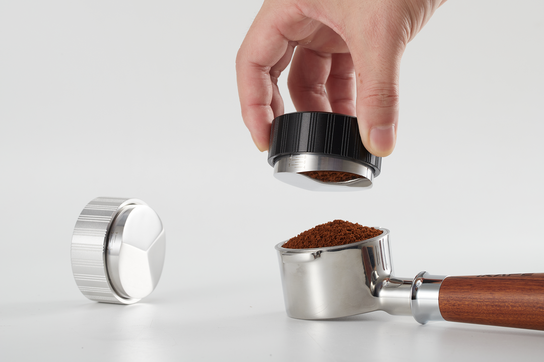 IKAPE Coffee Distributor, Adjustable Depth Espresso Distributor with Scale