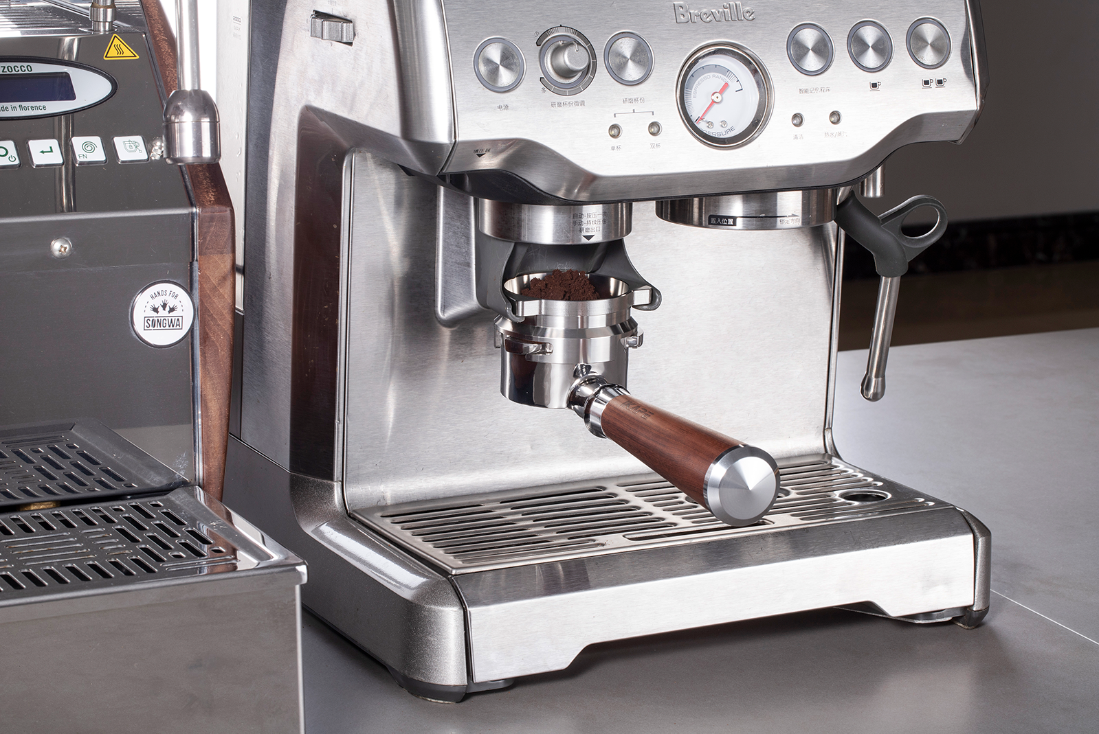 54mm Dosing Funnel For Breville Barista Express BES870XL & PRO – Black, Unbranded