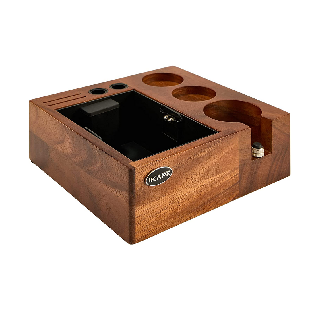 IKAPE V2 Espresso Knock Box, Espresso Coffee Organizer Box