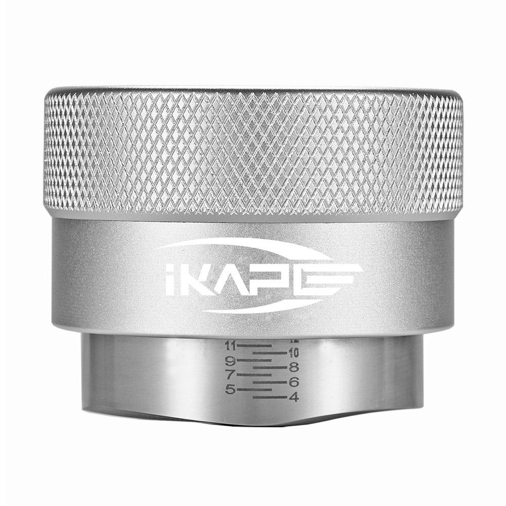 IKAPE Coffee Distributor, Espresso Gravity Distributor, Silver